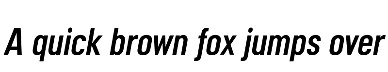 Preview of FONTSPRING DEMO - Motorway SemiBold Italic font