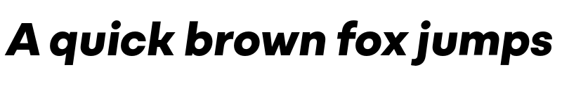 Preview of FONTSPRING DEMO - Mozaic Italic Black Regular font