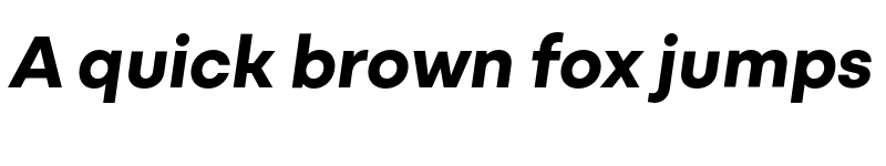 Preview of FONTSPRING DEMO - Mozaic Italic Extra Bold Regular font