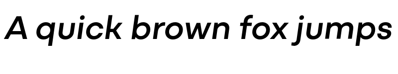 Preview of FONTSPRING DEMO - Mozaic Italic Semi Bold Regular font