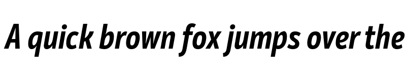 Preview of FONTSPRING DEMO - Mozer Bold Italic font