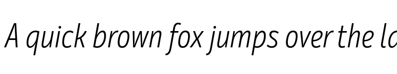 Preview of FONTSPRING DEMO - Mozer Book Italic font