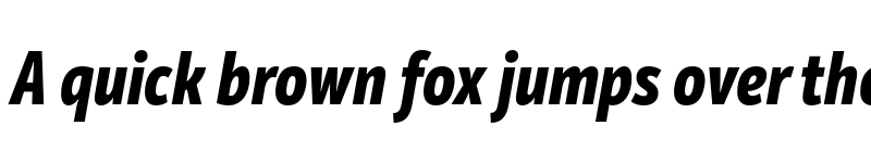 Preview of FONTSPRING DEMO - Mozer Heavy Italic font