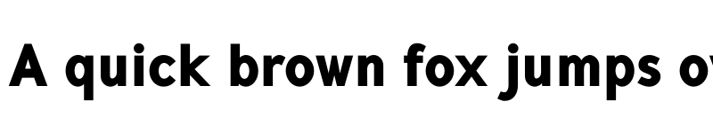 Preview of FONTSPRING DEMO - Mucho Sans Black Regular font