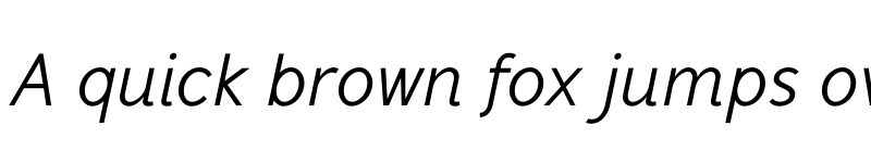 Preview of FONTSPRING DEMO - Mucho Sans Italic font