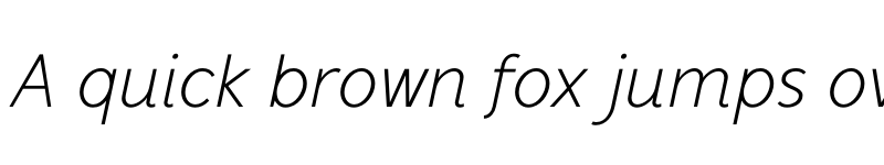 Preview of FONTSPRING DEMO - Mucho Sans Light Italic font