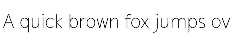 Preview of FONTSPRING DEMO - Mucho Sans Thin Regular font