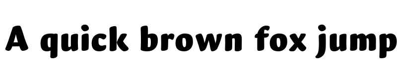 Preview of FONTSPRING DEMO - Muffin Black Regular font