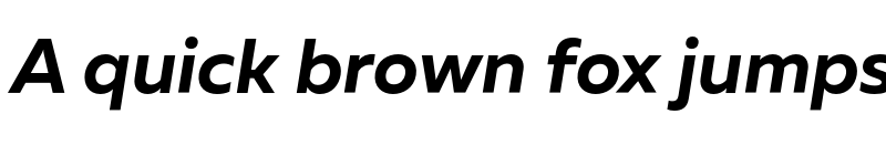 Preview of FONTSPRING DEMO - Muller Bold Italic font