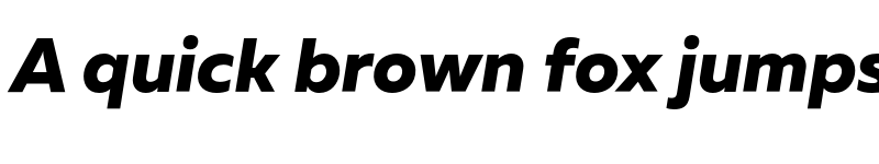 Preview of FONTSPRING DEMO - Muller ExtraBold Italic font