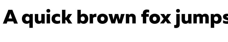 Preview of FONTSPRING DEMO - Muller ExtraBold Regular font