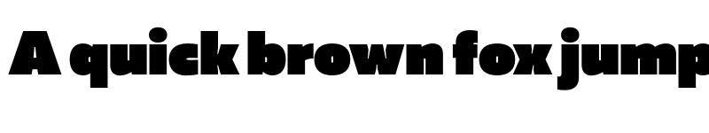 Preview of FONTSPRING DEMO - Muller Fat Regular font