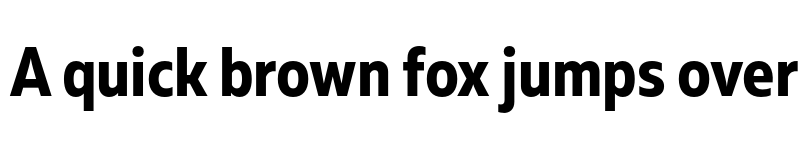 Preview of FONTSPRING DEMO - Muller Narrow Bold font