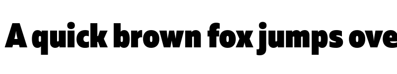 Preview of FONTSPRING DEMO - Muller Narrow Heavy Regular font