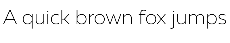 Preview of FONTSPRING DEMO - Muller UltraLight Regular font