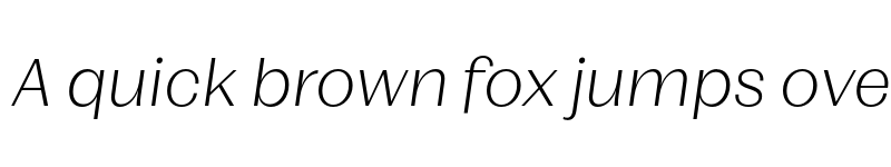 Preview of FONTSPRING DEMO - Mumford UltraLight Obl Regular font