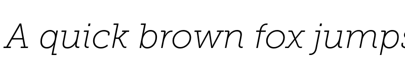 Preview of FONTSPRING DEMO - Museo Slab 100 Italic font