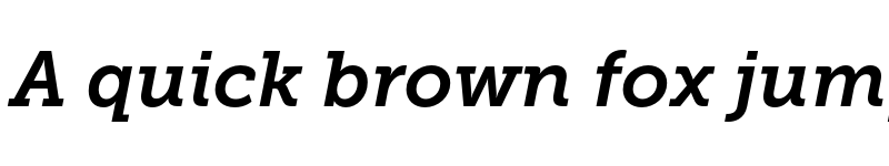 Preview of FONTSPRING DEMO - Museo Slab 700 Italic font