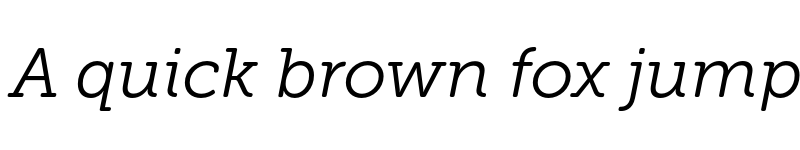 Preview of FONTSPRING DEMO - Museo Slab Rounded 300 Italic font