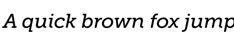 Preview of FONTSPRING DEMO - Museo Slab Rounded 500 Italic font