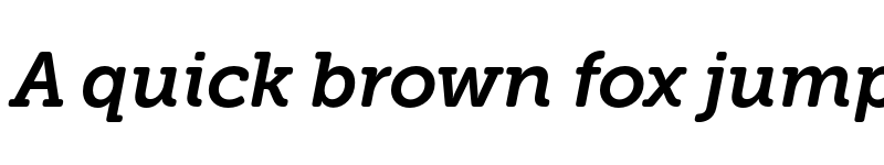 Preview of FONTSPRING DEMO - Museo Slab Rounded 700 Italic font