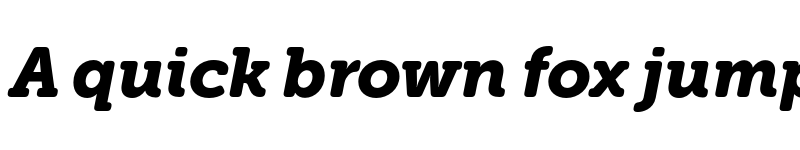 Preview of FONTSPRING DEMO - Museo Slab Rounded 900 Italic font