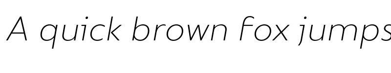 Preview of FONTSPRING DEMO - Mymoon UltraLight Italic Regular font