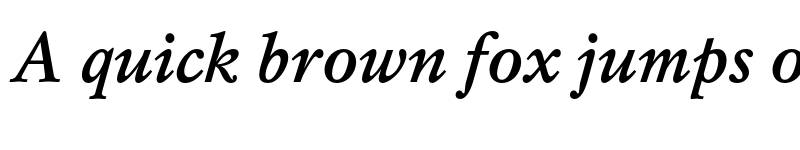 Preview of FONTSPRING DEMO - Mysl Bold Italic font