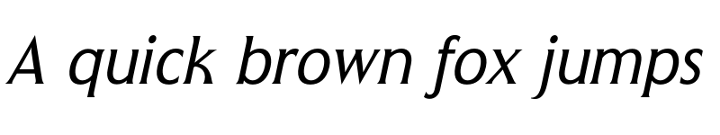 Preview of FONTSPRING DEMO - Mythica Italic font