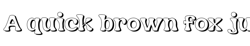 Preview of FONTSPRING DEMO - Nagbuloe Thin Shadow Regular font