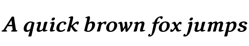Preview of FONTSPRING DEMO - Narevik Bold Italic font