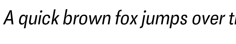 Preview of FONTSPRING DEMO - Narrow Italic font