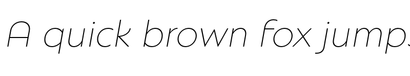 Preview of FONTSPRING DEMO - Natom Pro Extra Light italic Regular font