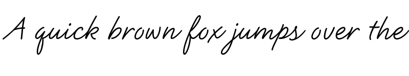 Preview of FONTSPRING DEMO - Natural Script Regular font