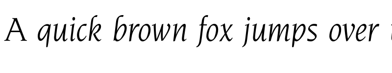 Preview of FONTSPRING DEMO - Navarro Italic font