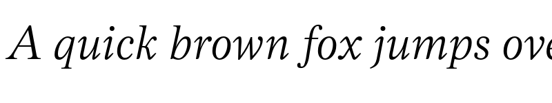 Preview of FONTSPRING DEMO - NCT Epilogue Italic font