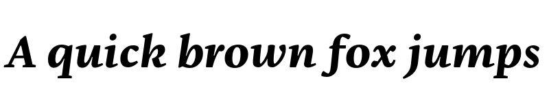 Preview of FONTSPRING DEMO - NCT Granite Bold Italic font