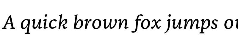 Preview of FONTSPRING DEMO - NCT Granite Italic font