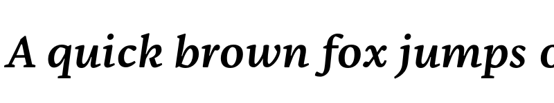 Preview of FONTSPRING DEMO - NCT Granite Semibold Italic font