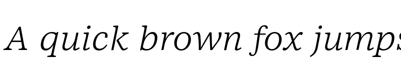 Preview of FONTSPRING DEMO - NCT Larkspur Italic Light Regular font