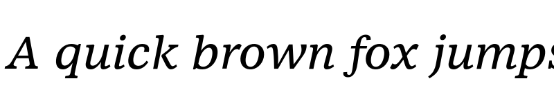 Preview of FONTSPRING DEMO - NCT Larkspur Italic Regular font