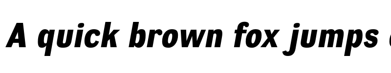 Preview of FONTSPRING DEMO - Negotiate Hv Italic font