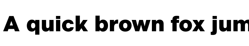 Preview of FONTSPRING DEMO - Neo Grotesk Black Regular font