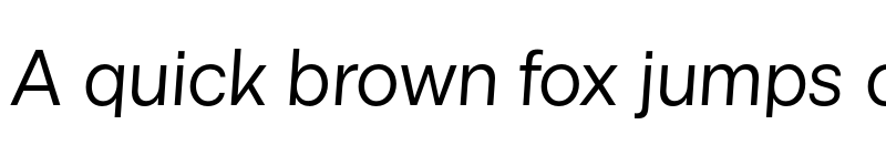 Preview of FONTSPRING DEMO - Neo Grotesk Italic font