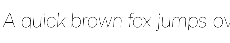 Preview of FONTSPRING DEMO - Neo Grotesk Thin Oblique Regular font