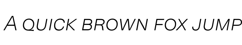 Preview of FONTSPRING DEMO - Neogrotesk SC Ultra Light It Regular font