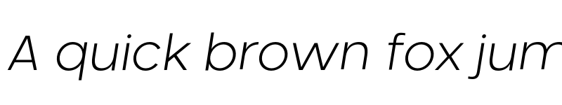 Preview of FONTSPRING DEMO - Neometric Alt Light Italic font