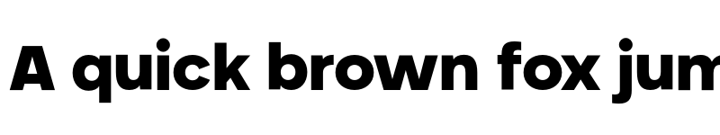 Preview of FONTSPRING DEMO - Neometric Black Regular font