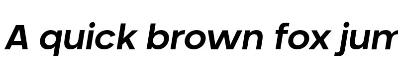 Preview of FONTSPRING DEMO - Neometric Bold Italic font