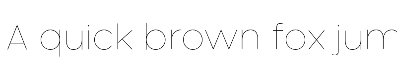 Preview of FONTSPRING DEMO - Neometric Hairline Regular font